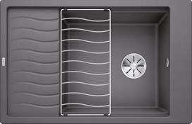 Virtuvės kriauklė BLANCO ELON XL 6 S SILG PDUR Rock grey InFino O.AF SILGRANIT™, PuraDur™, akmens pilka 524845