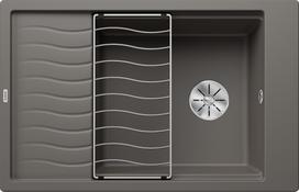 Virtuvės praustuvas BLANCO ELON XL 6 S SILG Volcano Grey InFino O.AF SILGRANIT™, PuraDur™, Vulkano pilka 527252