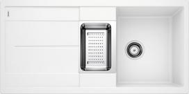 Virtuvės kriauklė BLANCO METRA 6 S SILG PDUR White M.ZUB M.AF SILGRANIT™, PuraDur™, Balta 513046
