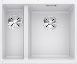 Virtuvės kriauklė BLANCO SUBLINE 340/160-U RE SILG PDUR Balta InFino O.AF SILGRANIT™, PuraDur™, 523562
