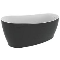 Laisvai pastatoma vonia Ideal Standard Around, 180x85 cm, sanit. akrilas matinė balta/juoda K8715V2