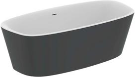 Laisvai statoma vonia Ideal Standard Dea, 190x90 cm, sanitarinis akrilas, matinė balta/juoda K8722V3