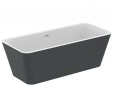 Laisvai stovinti vonia Ideal Standard Tonic II, 180x80 cm, sanit. akrilas, matinė balta/juoda K8725V3