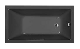 Vonia Polysan Akrilinė Stačiakampė NOEMI Pilka 1600x800x550 mm 71722.30