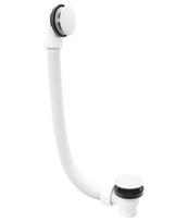 Vonios sifonas Polysan Click-Clack 120 cm Matinė juoda 71858.21