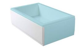 Polysan 83674 apdailos panelė dušo padėklui stačiakampė Deep Plain 1200x40x360 mm