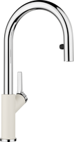 Virtuvinis maišytuvas BLANCO CARENA-S Vario Švelniai baltas/Chromas HD 526931