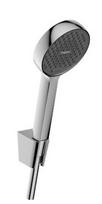 Dušo komplektas Hansgrohe Activera Select S, rankinė dušas, laikiklis ir žarna, 2 srovės, EcoSmart, chromas 28052000