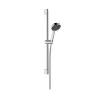 Dušo komplektas Hansgrohe Activera Select S rankinė dušo galvutė, stovas ir žarna, 2 srautai, EcoSmart, chromas 28044000