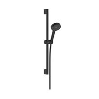 Dušo komplektas Hansgrohe Activera Select S rankinė dušą, stovelis ir žarna, 2 srovės, EcoSmart+, matinė juoda 28045670