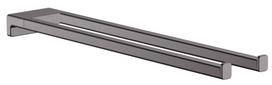 Rankšluosčių laikiklis Hansgrohe AddStoris dvigubas, 45 cm, matinė juoda chromo danga 41770340