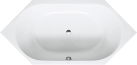 Vonia Duravit D-Code, 190x190 cm akrilas, balta 700138000000000