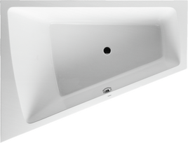 Vonia Duravit Paiova 180x140 cm akrilinė kairinė balta 700216000000000