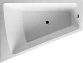 Vonios vonia Duravit Paiova, 180 x 140 cm, akrilas, kairė, balta 700268000000000