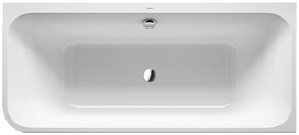 Vonia Duravit Happy D.2 Plus, 180x80 cm, akrilas, dešinė, balta/M80 Graphit Super Matt 700450800000000
