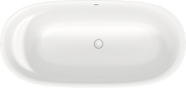 Vonia Duravit Cape Cod, 165x78 cm, akrilas, matinė balta 700459000000000
