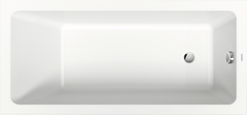 Vonia Duravit Duravit No.1, 150x70 cm, akrilas, balta 700487000000000