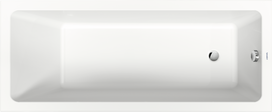 Vonia Duravit Duravit No.1, 170x70 cm, akrilas, balta 700489000000000