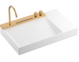Hansgrohe Avalegra vonios praustuvo komplektas – praustuvas 78x48 cm su termostatu ir duša, 2 srovės, matinė bronza 22473140