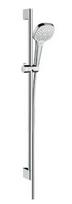 Dušo komplektas Hansgrohe Croma Select E Multi, 3 srauto režimai, baltas/chromas 26590400