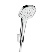 Dušo komplektas Hansgrohe Croma Select E – rankinės dušos, laikiklio ir 1,60 m žarnos komplektas baltas/chromas 26412400