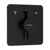 Hansgrohe DuoTurn Q Įmontuojamas dušo maišytuvas, 2 prietaisams, matinė juoda 75414670
