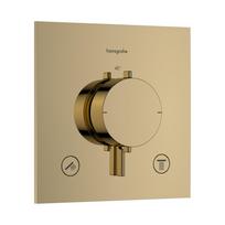 Dušo maišytuvas Hansgrohe Ecostat Comfort E su termostatu, įmontuojamas, 2 prietaisams, poliruoto aukso išvaizda 33711990