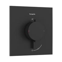 Dušo maišytuvas Hansgrohe Ecostat Comfort E termostatinis įmontuojamas 1 prietaisui matinis juodas 33710670