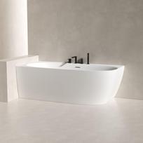 Laisvai pastatoma vonia O'Design MODENA-CORNERA kairinė 1700x800 mm H=585 mm akrilinė, balta