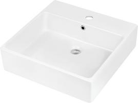Voniaus kambario praustuvas Deante 50x50 cm ant stalviršio baltas CDT_6U5S