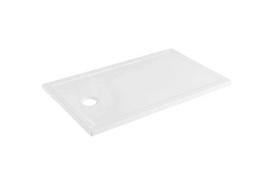 Dušo padėklas Sanindusa StepIn, 120x80x3 cm, keramika, baltas, 107552004