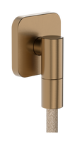 Dušo išleidimas Hansgrohe FixFit Fine Q, poliruota bronza 28884140