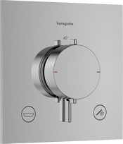 Dušo maišytuvas Hansgrohe Ecostat Comfort E su termostatu, įmontuojamas, 2 prietaisams, chromas 33716000