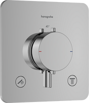 Dušo maišytuvas Hansgrohe Ecostat Comfort Q įleidžiamas termostatinis, 2 išvestims, chromas 33713000