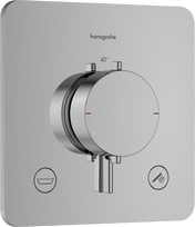 Dušo maišytuvas Hansgrohe Ecostat Comfort Q termostatinis įmontuojamas, 2 režimams, su apsaugos sistema, chromas 33717000