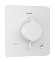 Dušo maišytuvas Hansgrohe Ecostat Comfort Q su termostatu, įmontuojamas, 2 prietaisams, (su saugos sistema) matinė balta 33717700