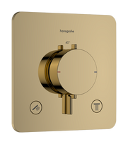 Dušo maišytuvas Hansgrohe Ecostat Comfort Q įleidžiamas su termostatu, 2 jungtims, poliruoto aukso apdaila 33713990