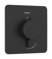 Dušo maišytuvas Hansgrohe Ecostat Comfort Q su termostatu, įmontuojamas, 1 įrenginys, matinė juoda 33712670