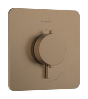 Dušo maišytuvas Hansgrohe Ecostat Comfort Q termostatas įleidžiamas, 1 įrenginiui blizgi bronzos spalva 33712140
