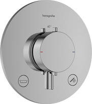 Dušo termostatinis maišytuvas Hansgrohe Ecostat Comfort S įmontuojamas, 2 įrenginiams, su apsaugos sistema, chromas 33718000