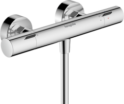 Dušo maišytuvas Hansgrohe Ecostat Fine su termostatu ir temperatūros ribotuvu chromas 13323000