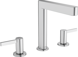 Vonios kriauklės maišytuvas Hansgrohe Finoris 160 su Push-Open vožtuvu, EcoSmart, chromas 76034000