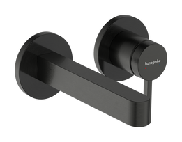 Hansgrohe Finoris sumontuojamas praustuvo maišytuvas 16,8 cm, EcoSmart, matinė juoda-chromuota 76051340