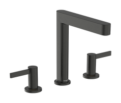 Vonios kambario praustuvo maišytuvas Hansgrohe Finoris 160 įleidžiamas su Push-Open vožtuvu, EcoSmart, šlifuotas juodas chromas 76034340