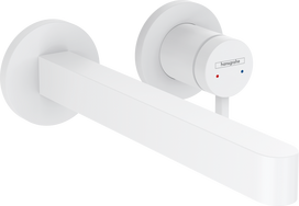 Vonios praustuvo maišytuvas Hansgrohe Finoris 22,8 cm, įmontuojamas, EcoSmart, matinė balta 76050700