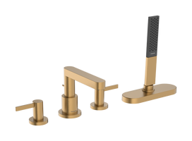 Vonios maišytuvas Hansgrohe Finoris ant vonios krašto, sBox, Poliruota bronza 76444140