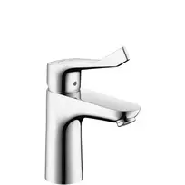 Hansgrohe Focus E2 100 praustuvo maišytuvas su svirtimi ir pakeliama išleide, chromas, 31911000