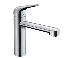 Virtuvės kriauklės maišytuvas Hansgrohe Focus M42, montavimui prie lango (lankstus), chromas, 71807000