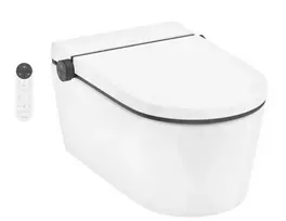 Tualetas su bide funkcija Hansgrohe LavaPura Element S, SoftClose, AquaHelix Flush, HygieneEffect, SmartClean, baltas, 63021450 NEW
