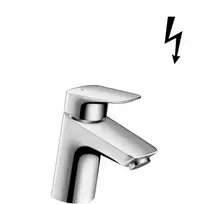 Hansgrohe Logis praustuvo maišytuvas su Push-Open atidarymu, chromas, 71074000